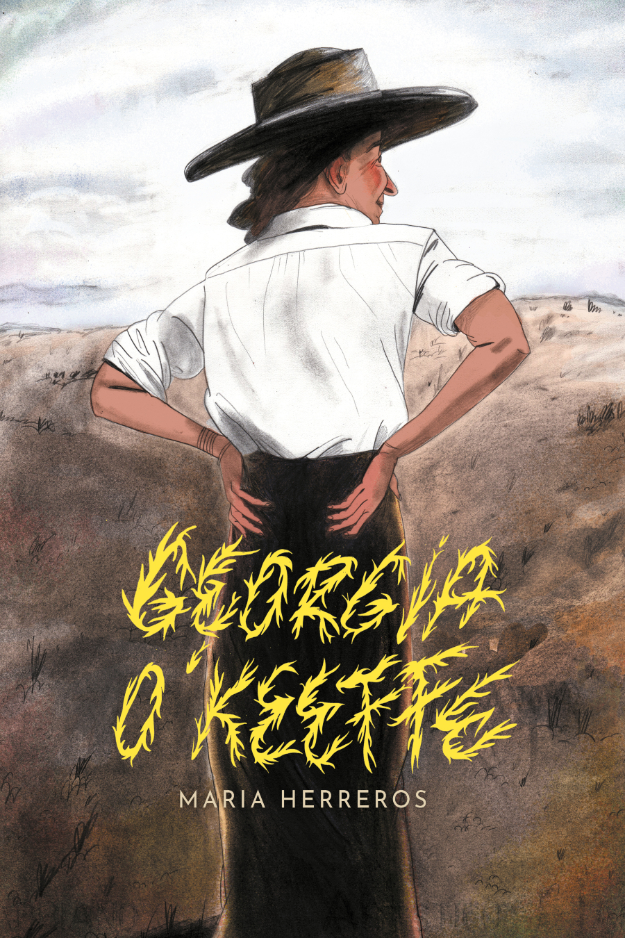 María Herreros dibuja a Georgia O’Keeffe